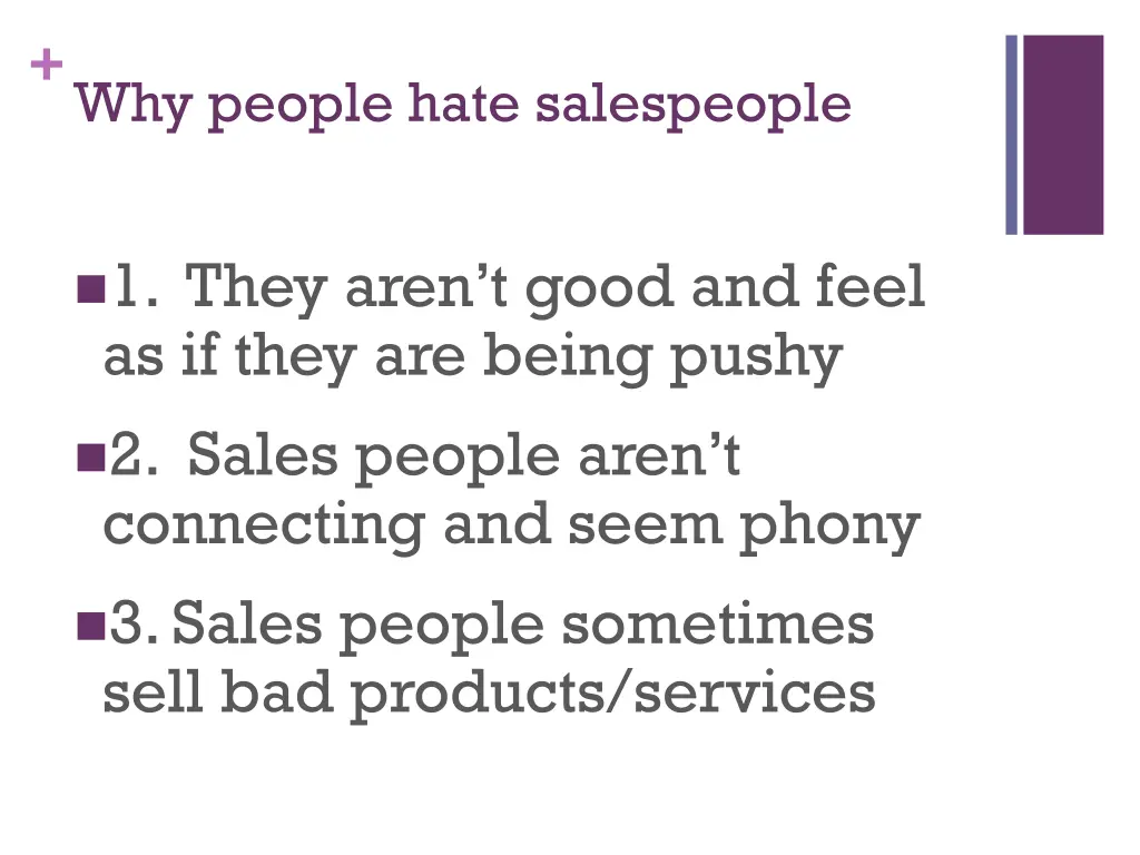 why people hate salespeople