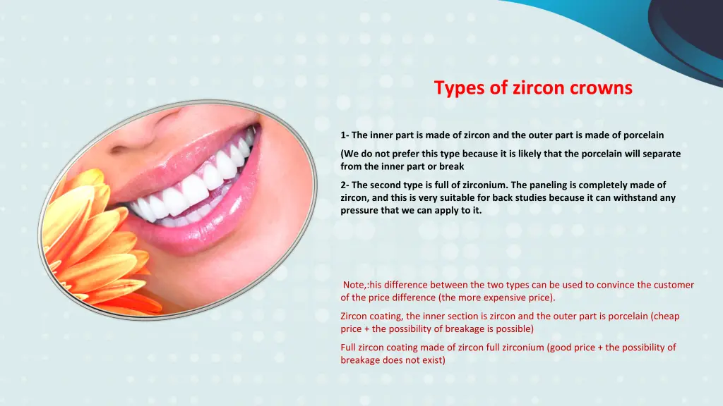 types of zircon crowns