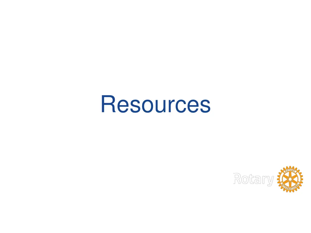 resources