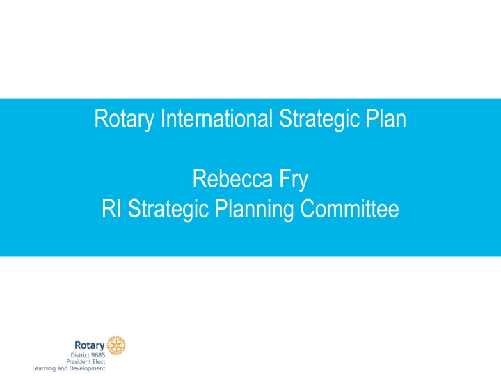 rotary international strategic plan