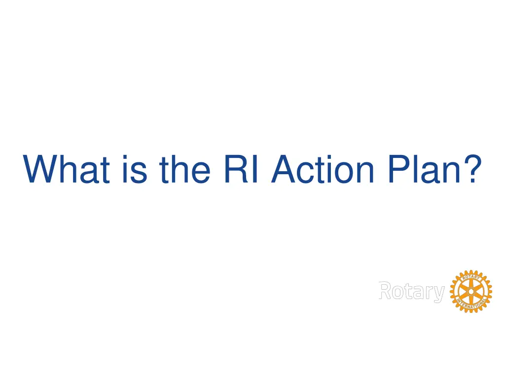 what is the ri action plan