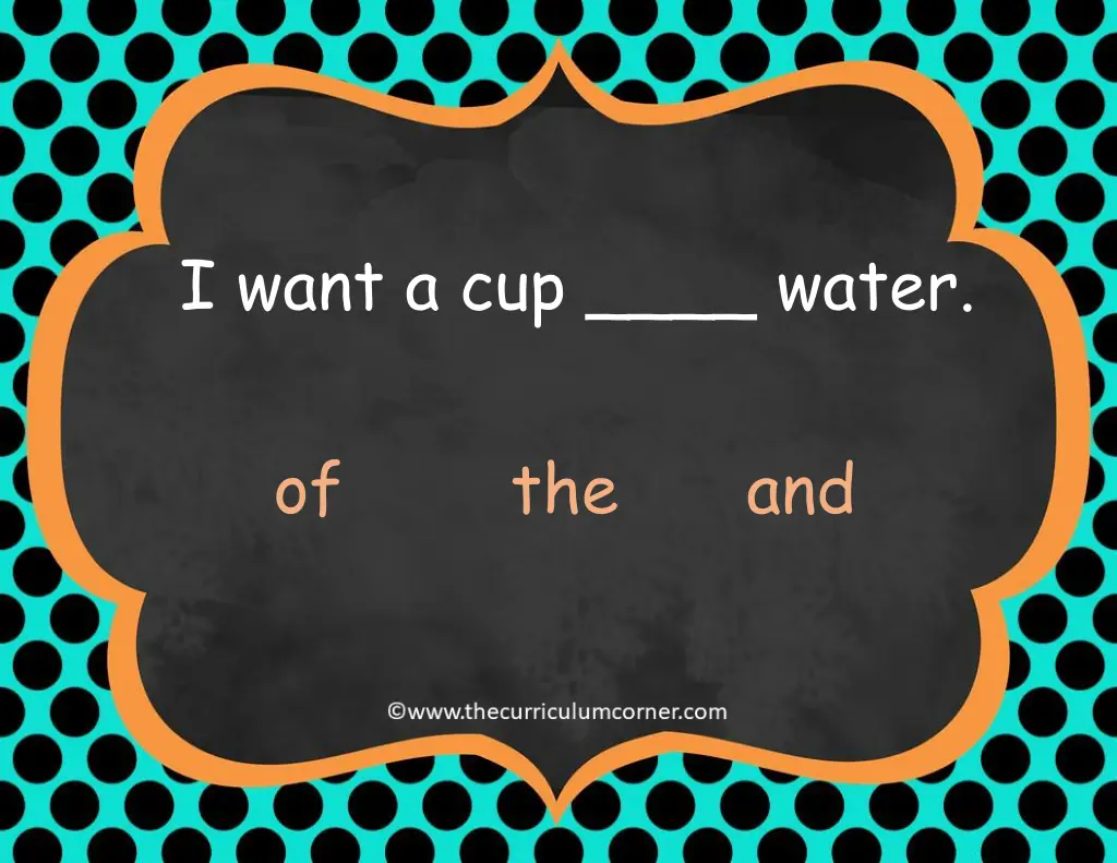 i want a cup water