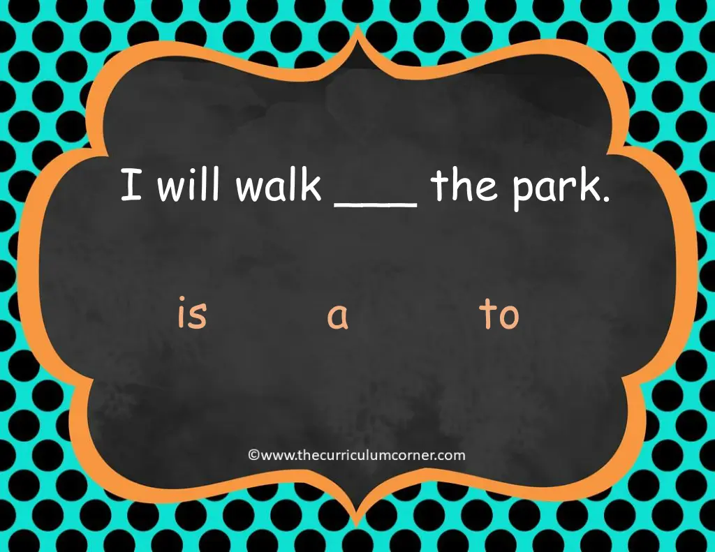 i will walk the park