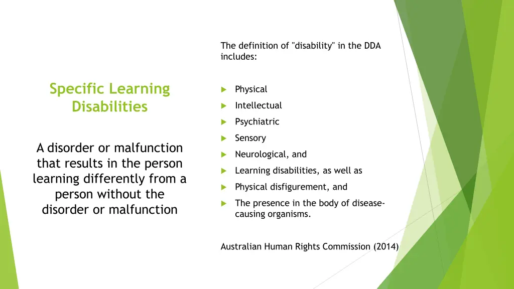 the definition of disability in the dda includes