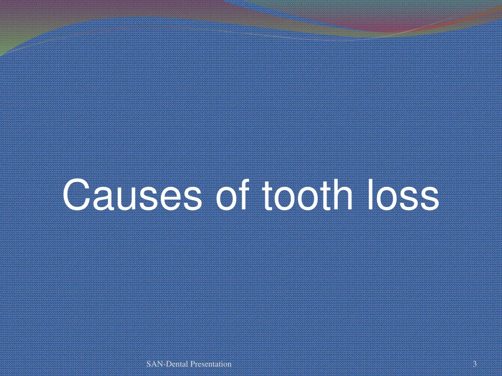 causes of tooth loss