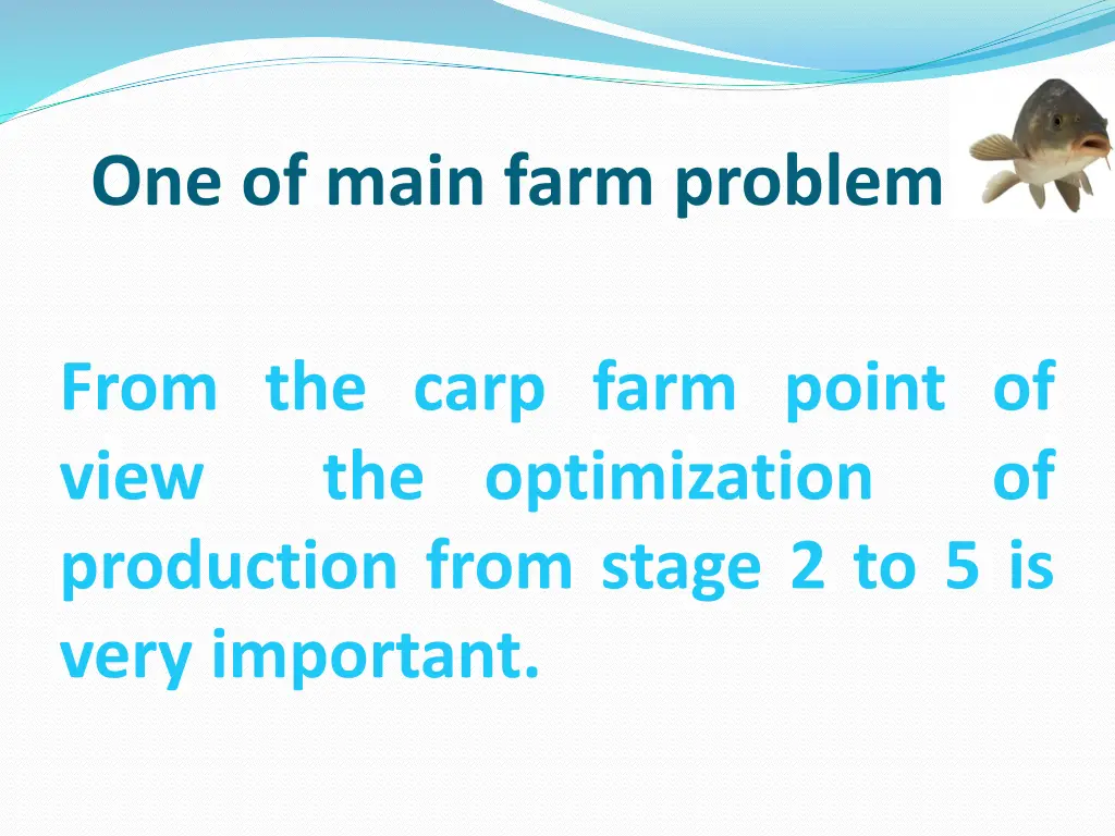 one of main farm problem