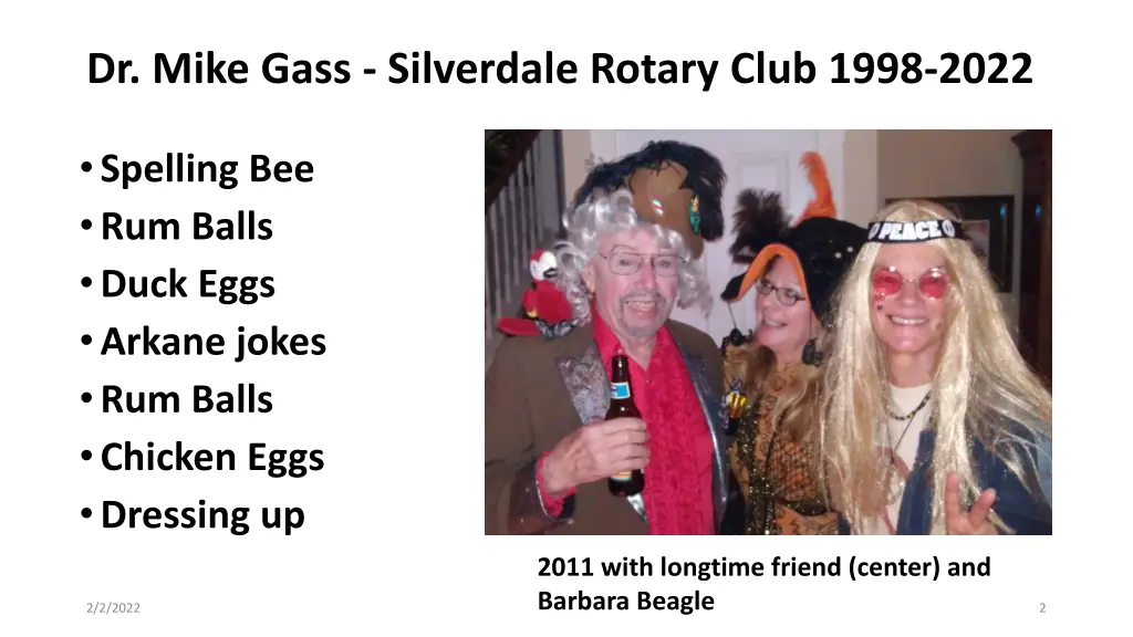 dr mike gass silverdale rotary club 1998 2022