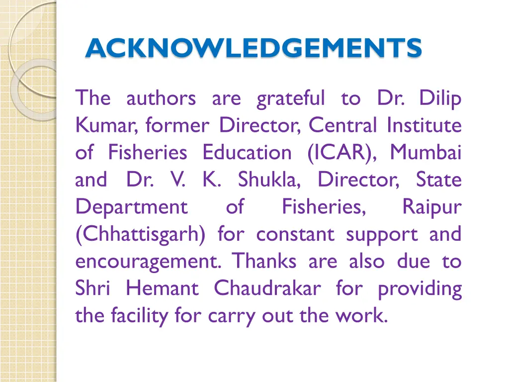 acknowledgements