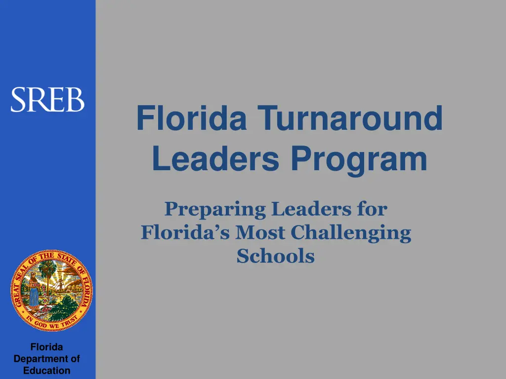 florida turnaround leaders program