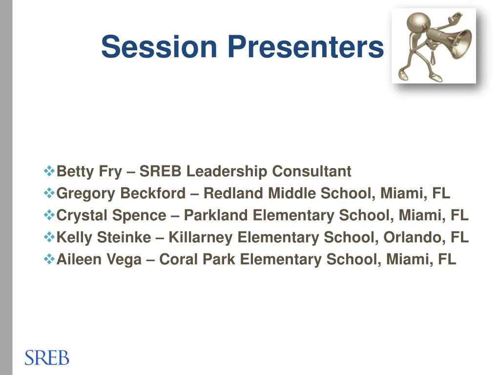 session presenters