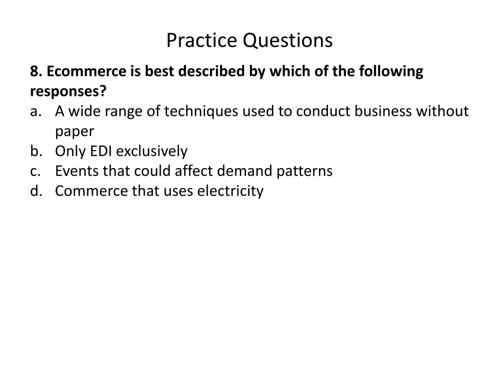 practice questions 6