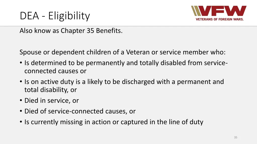 dea eligibility