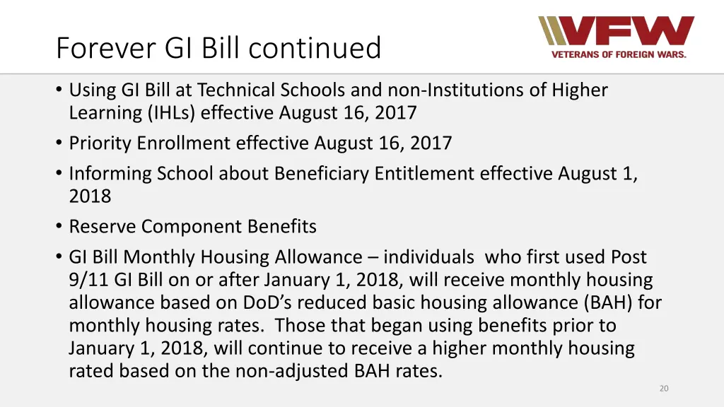 forever gi bill continued 2