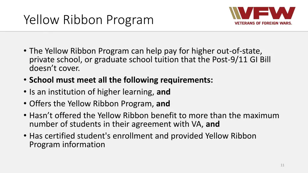 yellow ribbon program