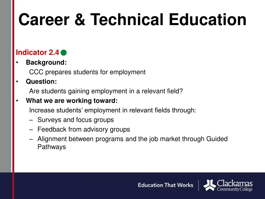 career technical education