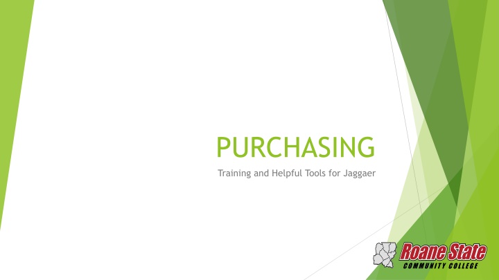 purchasing training and helpful tools for jaggaer