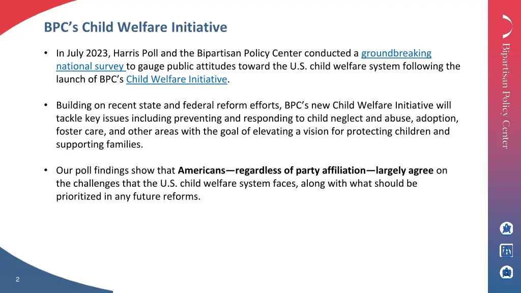 bpc s child welfare initiative