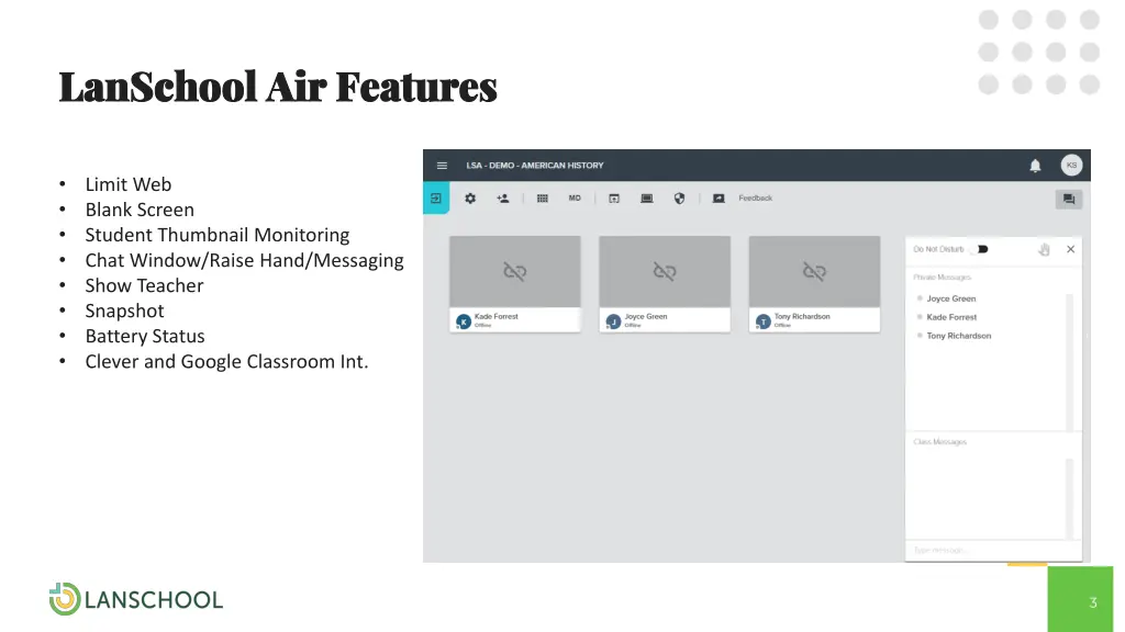 lanschool air features lanschool air features