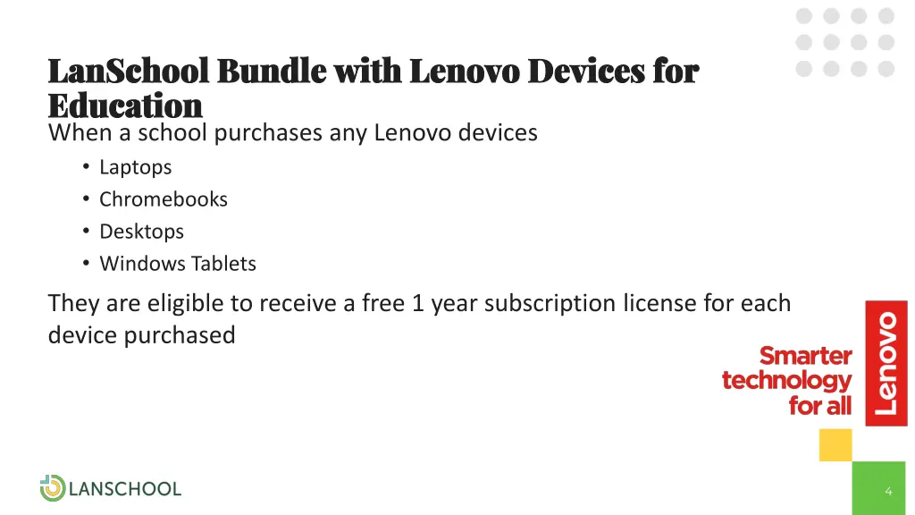 lanschool bundle with lenovo devices