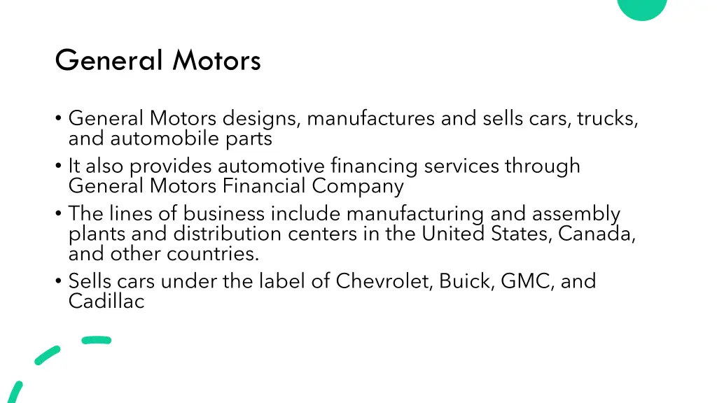 general motors