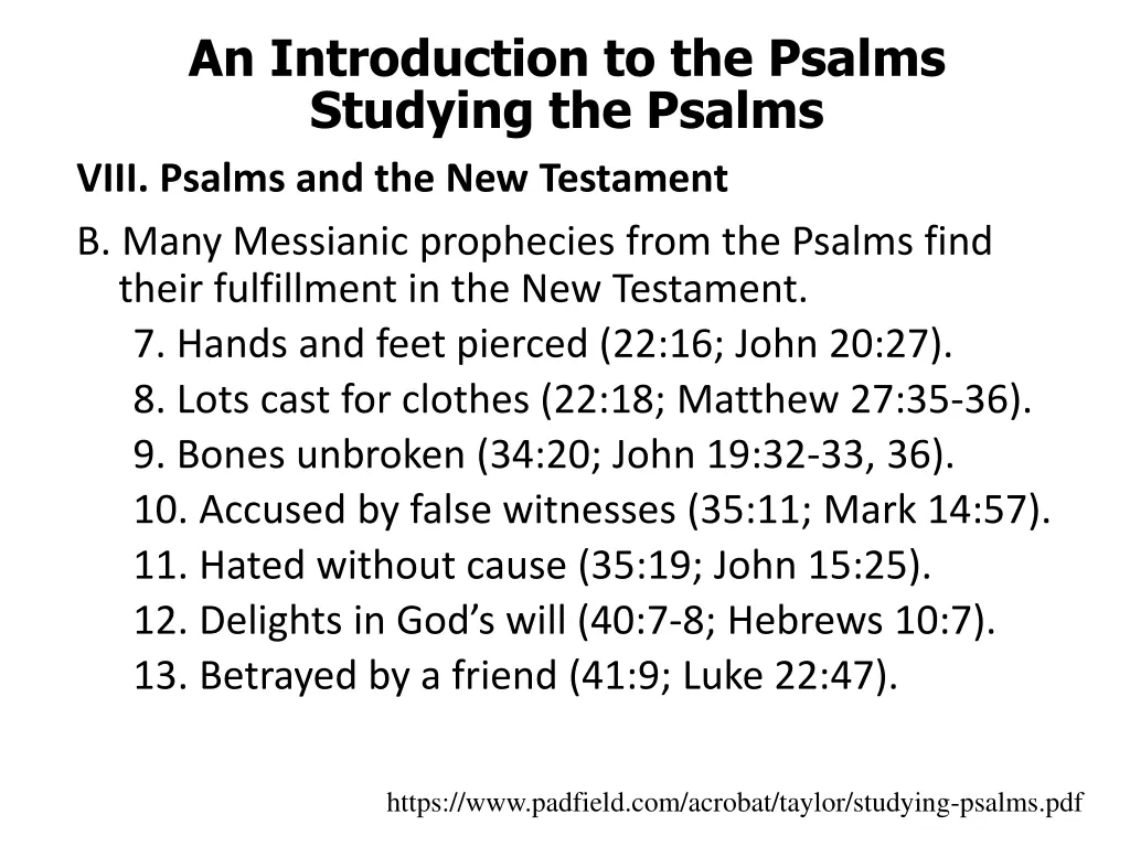 an introduction to the psalms studying the psalms 1