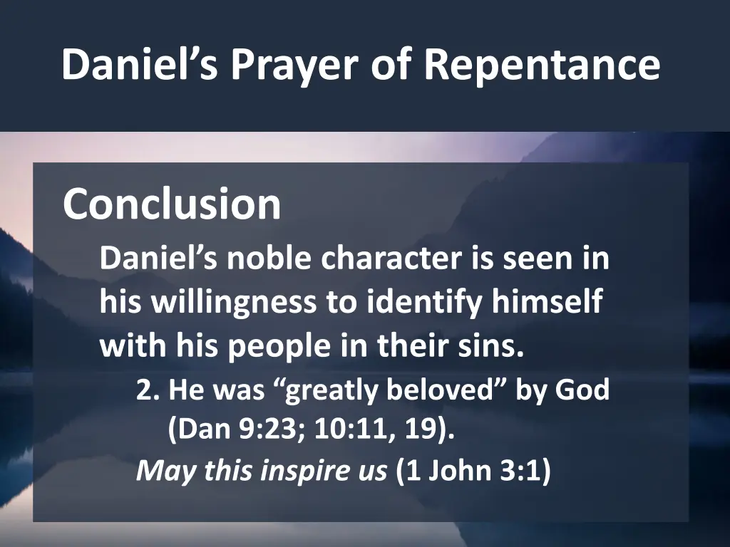 daniel s prayer of repentance 17