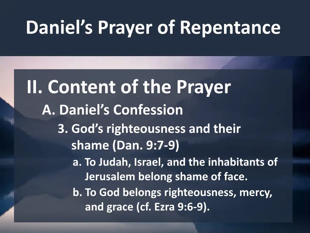 daniel s prayer of repentance 8