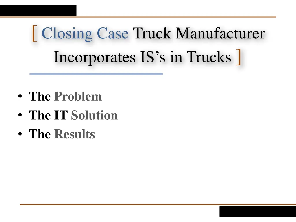 closing case truck manufacturer incorporates