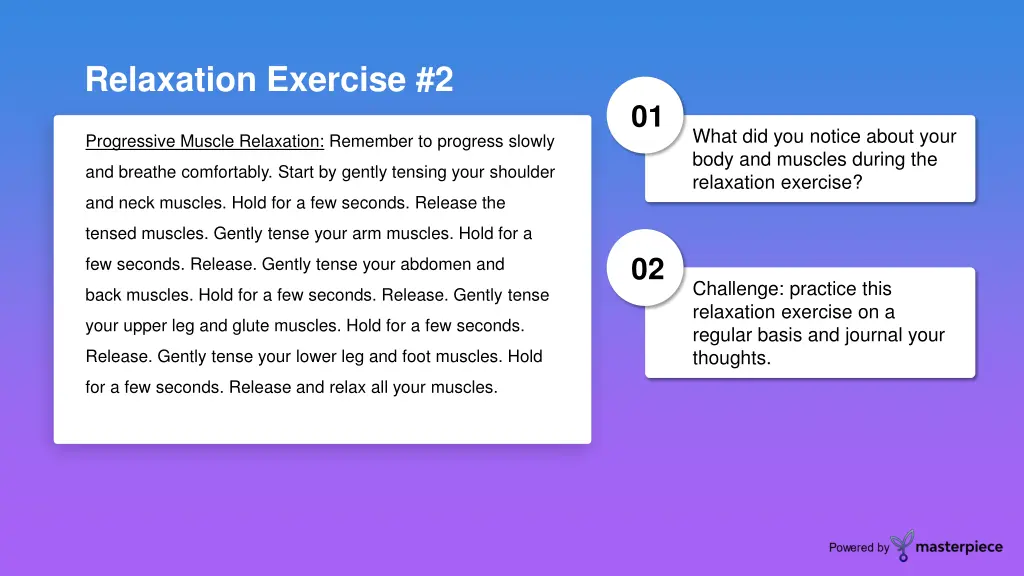 relaxation exercise 2