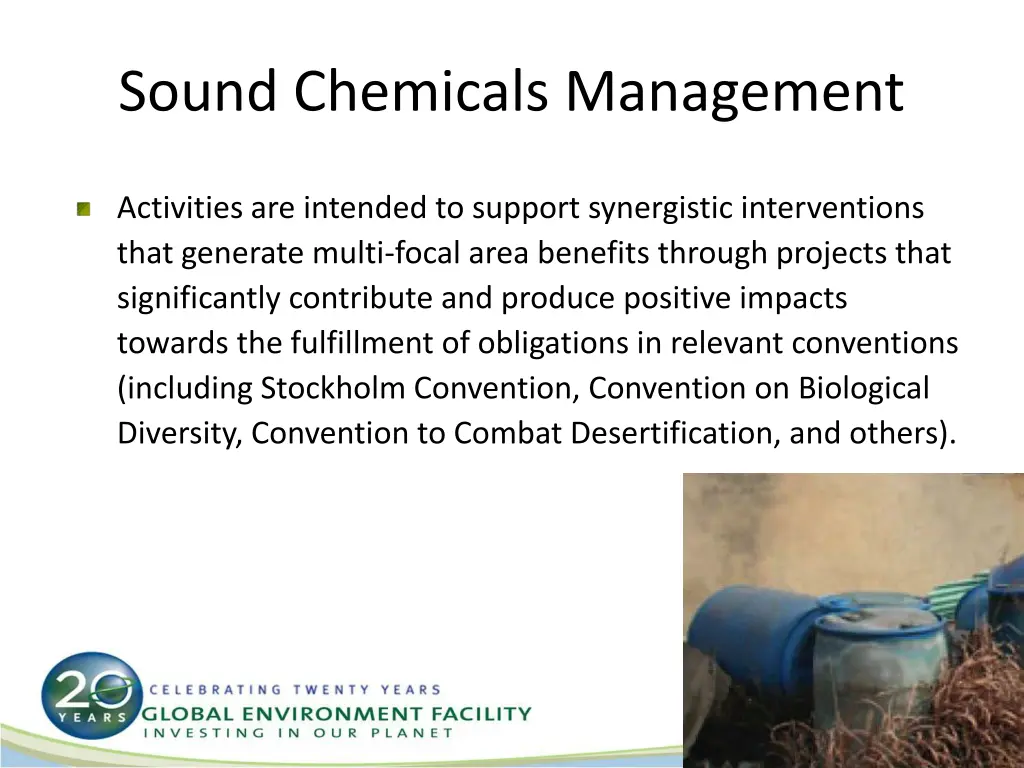 sound chemicals management