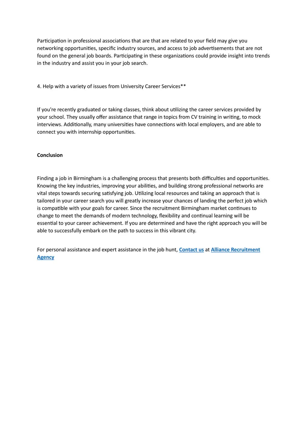participation in professional associations that