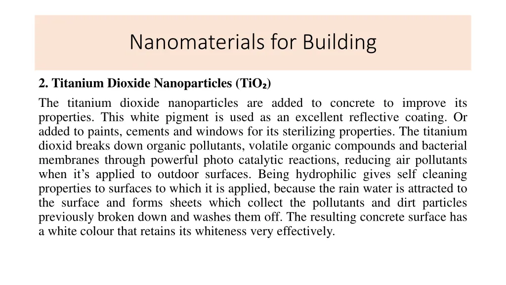 nanomaterials for building 3