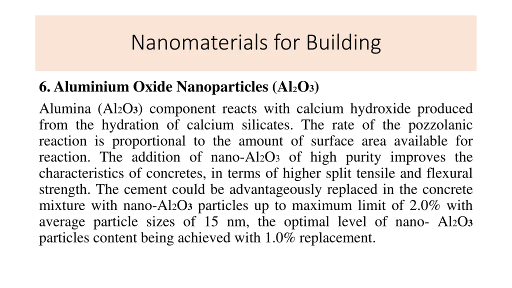 nanomaterials for building 7