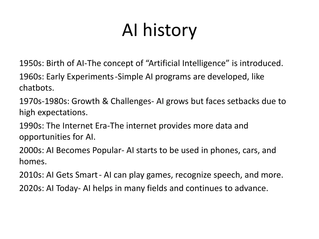 ai history