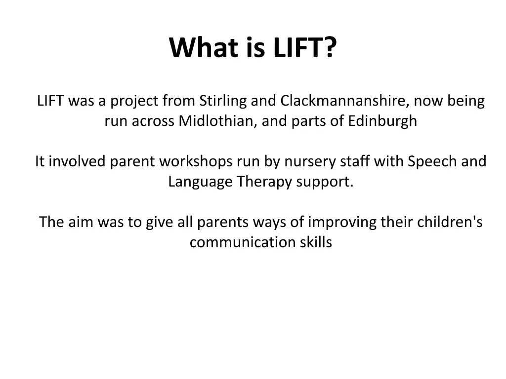 what is lift