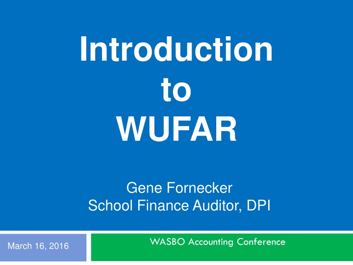 introduction to wufar