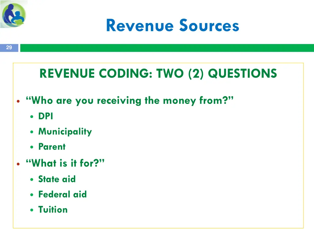 revenue sources