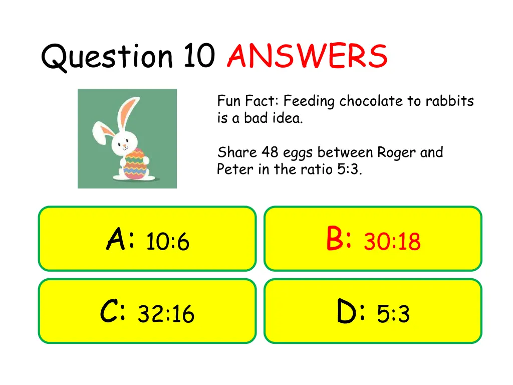 question 10 answers