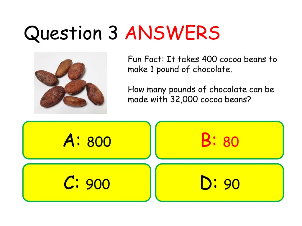 question 3 answers