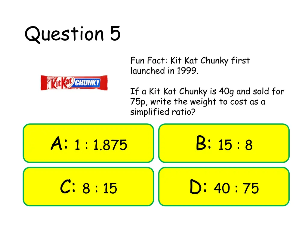 question 5