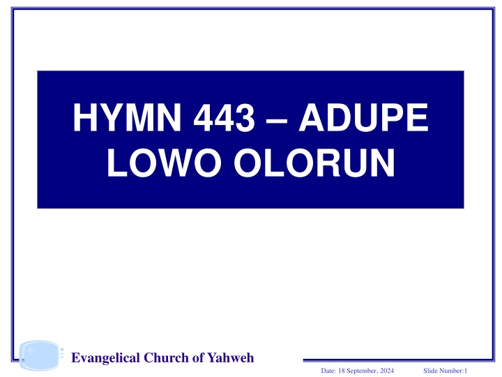 hymn 443 adupe lowo olorun