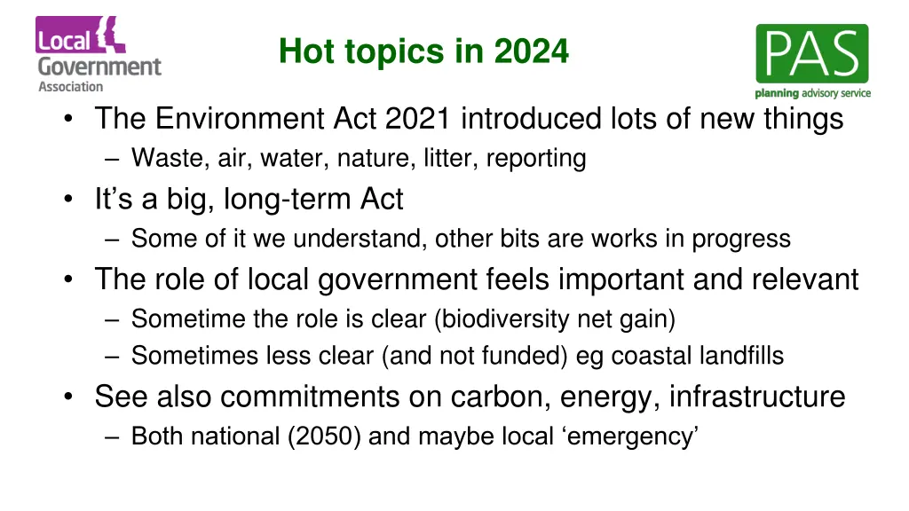 hot topics in 2024