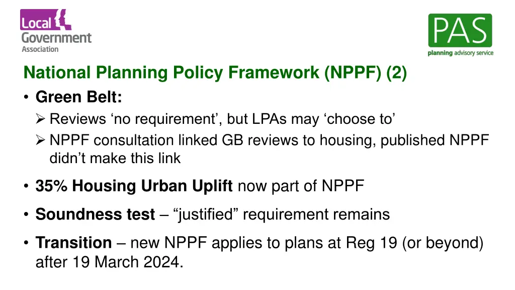 national planning policy framework nppf 2 green