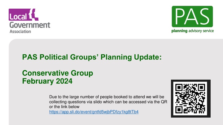 pas political groups planning update