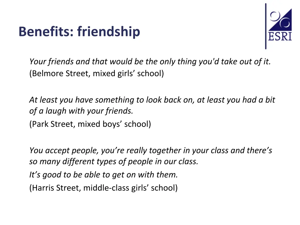 benefits friendship