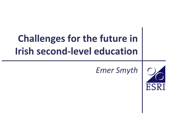 challenges for the future in irish second level