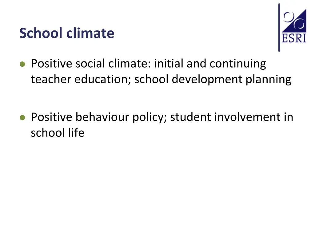 school climate