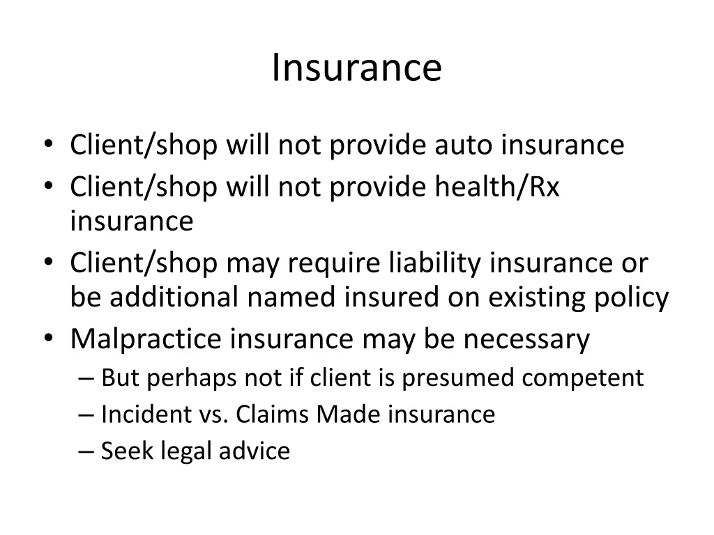 insurance