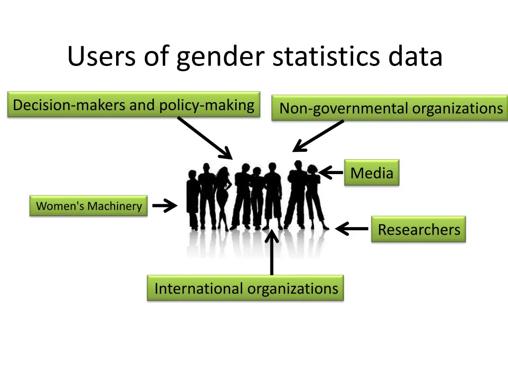 users of gender statistics data