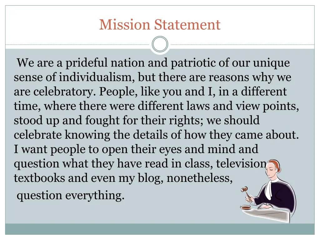 mission statement